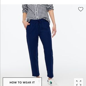 J crew linen joggers